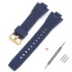 Ремешок для часов Casio G-Shock GST-B400 Dark Blue GD полимерный темно-синий 1051-1137
