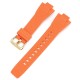Ремінець для Casio G-Shock GST-B400 Orange GD полімерний помаранчевий (1051-1142)
