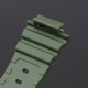 Ремінець для Casio G-Shock GA-2100/2110 Dark Blue SI полімерний темно-синій 1051-1145
