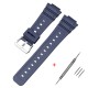 Ремінець для Casio G-Shock GA-2100/2110 Dark Blue SI полімерний темно-синій 1051-1145