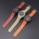 Полімерний ремінець для Casio G-Shock GA-2100/2110 Orange SI помаранчевий 20.2 см