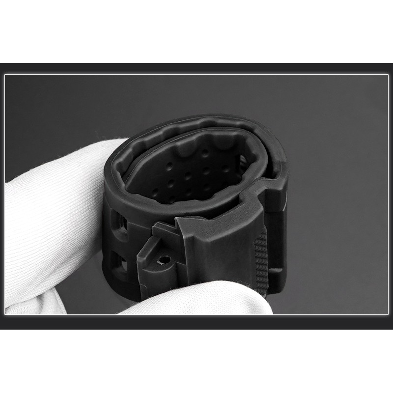 Ремешок для часов Casio G-Shock GW-9400/9300 Camo Black SI, полимерный черный камуфляж