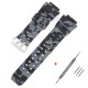 Ремешок для часов Casio G-Shock GW-9400/9300 Camo Black SI, полимерный черный камуфляж