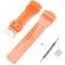 Ремінець для Casio G-Shock GA-100/110/120 Orange-Glossy GD