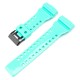Ремінець для Casio G-Shock GA-100/110/120 Light Green-Glossy BK салатовий полімерний