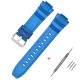Ремешок для Casio AE-2100 Blue SI синий полимерный для MCW-100H, AE-2000, W-S220