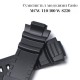 Ремешок Casio AE-2100 Black BK полимерный черный для часов MCW-100H, AE-2000, WV-200