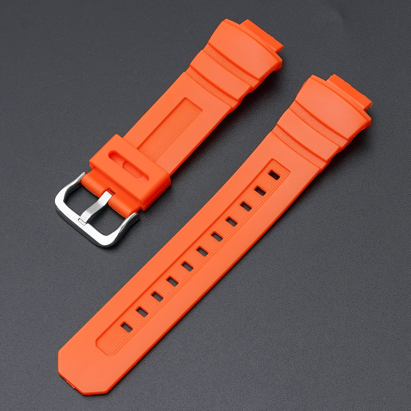 Ремінець для Casio G-Shock G-7700 Orange SI помаранчевий полімерний (SKU: 1051-1205)