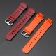 Ремешок для Casio G-Shock G-7700 Red SI (1051-1206) красный полимерный, совместимый с AW-590/591