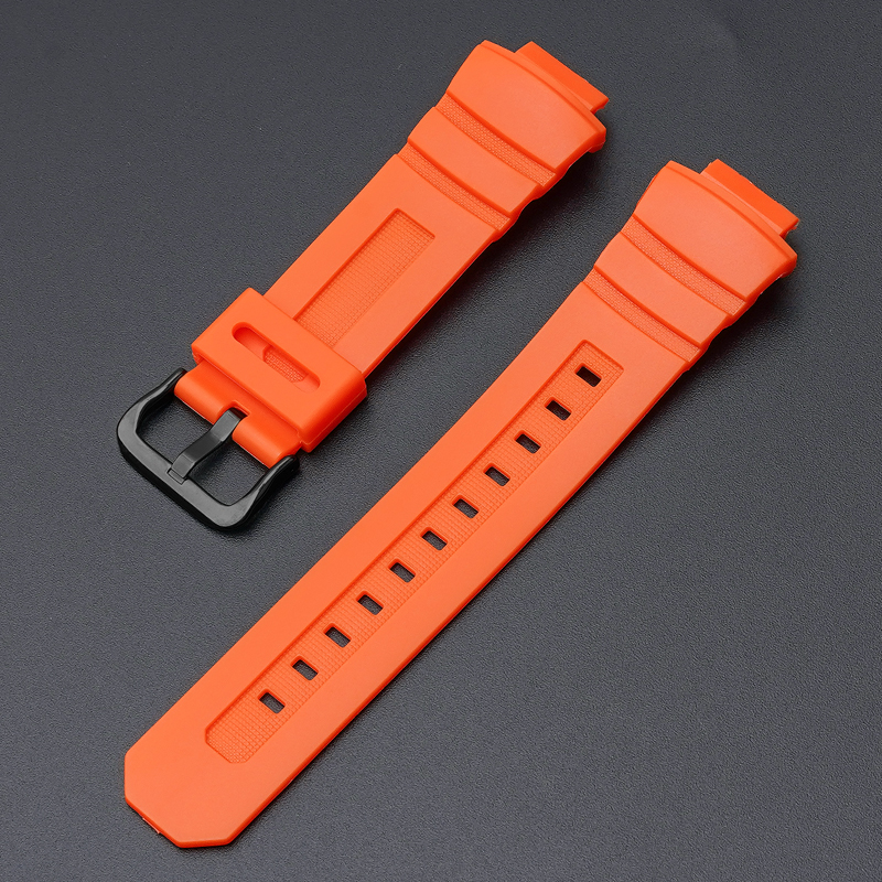 Ремінець для Casio G-Shock G-7700 Orange BK помаранчевий полімерний 21.2 см