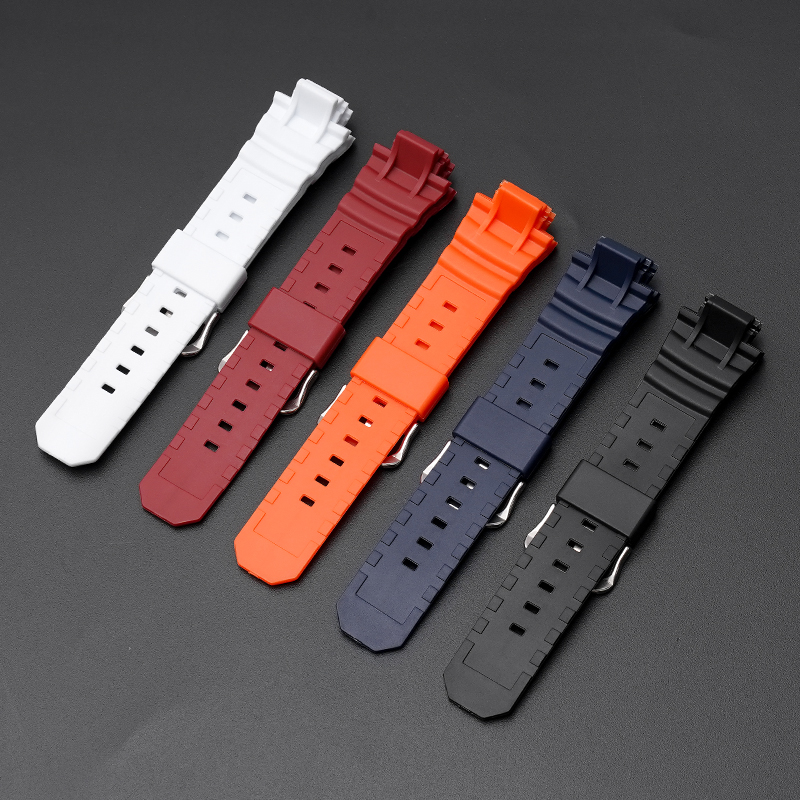Ремінець для Casio G-Shock G-7700 Orange BK помаранчевий полімерний 21.2 см