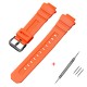 Ремінець для Casio G-Shock G-7700 Orange BK помаранчевий полімерний 21.2 см