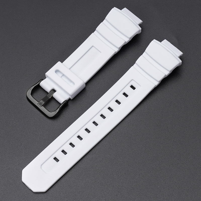Ремінець Casio accessories для G-Shock G-7700 White BK білий полімерний 21.2 см