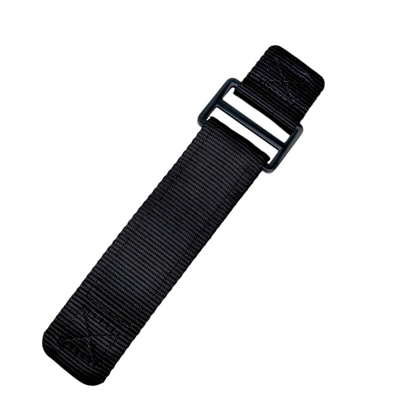 Ремешок для часов Nylon Pro Black 20 мм Modfit, черный нейлоновый браслет