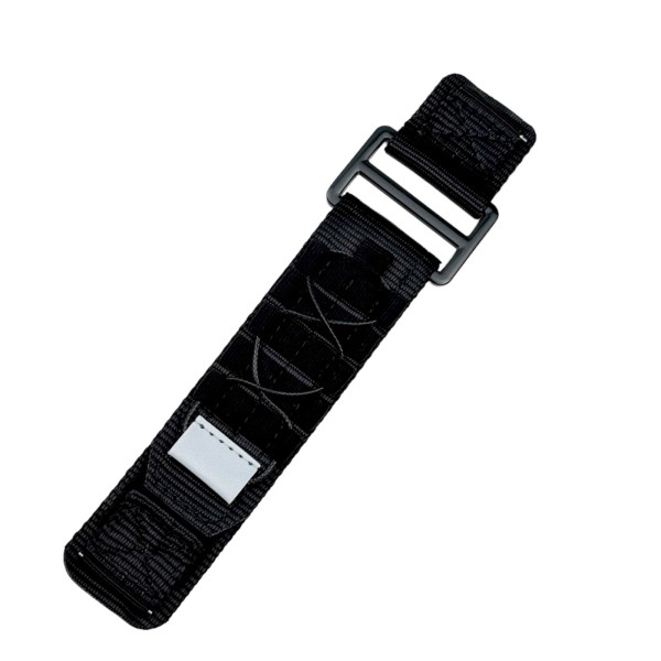Ремешок для часов Nylon Pro Black 20 мм Modfit, черный нейлоновый браслет