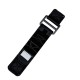Ремешок для часов Nylon Pro Black 20 мм Modfit, черный нейлоновый браслет