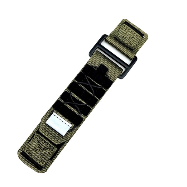 Ремінець для годинника Nylon Pro Army Green 22 мм Modfit нейлоновий зелений