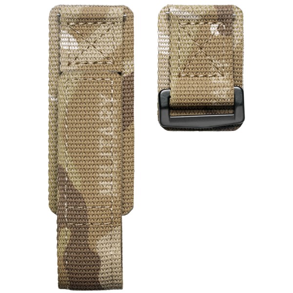 Ремешок Hemsut HS131 Military Nylon Velcro Camo Brown 22 мм нейлоновый тактический