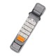 Ремінець для годинника Nylon Tactic Grey 22 мм Nylon accessories тактичний нейлоновий сірий