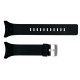 Ремешок для часов Skmei 1856BK Black (1051-1354) — силиконовый браслет черного цвета