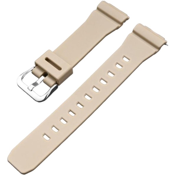 Ремешок Casio accessories для часов Casio GM-S2100 Beige SI бежевый силиконовый