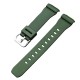 Ремінець для Casio GM-S2100 Army Green SI силіконовий темно-зелений мілітарі (1051-1374)