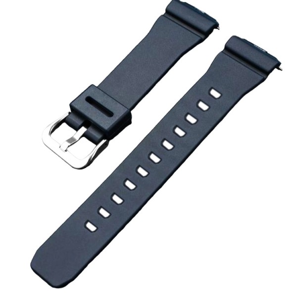 Ремінець для годинника Casio GM-S2100 Dark Blue SI синій силіконовий змінний браслет