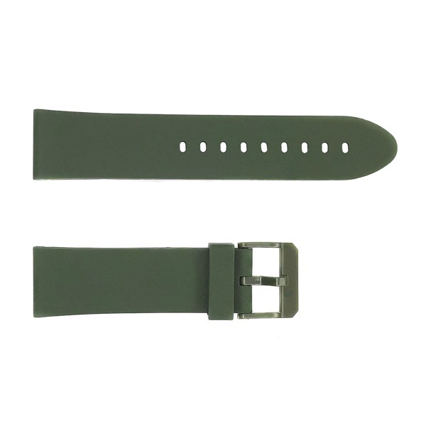 Ремешок для часов Skmei 1257AG Army Green силиконовый спортивный темно-зеленый (1051-1381)
