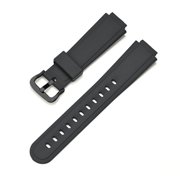 Ремешок для часов Casio AW-90H Black BK черный полимерный (1051-1388)