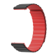Магнитный ремешок KOSPET 22 мм Black-Red (1051-1391) силиконовый для смарт-часов