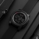Ремешок для часов Skmei 1257BK Black черный силиконовый 24 мм (1051-1400)
