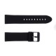 Ремешок для часов Skmei 1257BK Black черный силиконовый 24 мм (1051-1400)