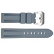 Ремешок для часов 3001 Silicone Grey-Silver 24 мм серый каучуковый (1051-1416)