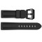 Ремінець для годинника 3001 Silicone Black-Black 24 мм.