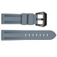 Силиконовый ремешок для часов 3001 Silicone Grey-Black 24 мм (1051-1422) серый