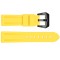 Ремінець для годинника 3001 Silicone Yellow-Black 24 мм.