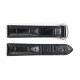 Кожаный ремешок 3002 Black-Silver 22 мм для мужских часов (SKU: 1051-1427)