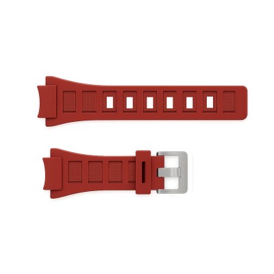 Ремінець для каучуковий для Casio 3009 Червоний 30х13,5 мм.