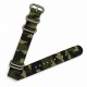 Ремешок для часов Nato Camo A-Tacs 22 мм текстильный камуфляжный милитари