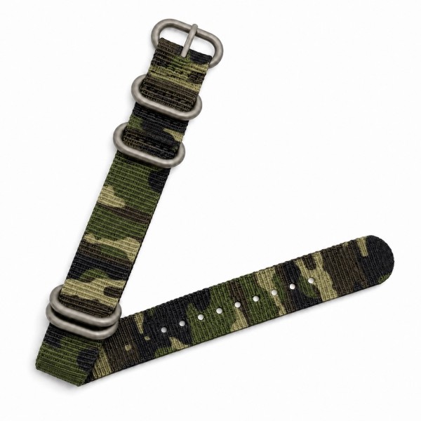 Ремешок Nato Camo Multicam 24 мм для часов — Текстильный браслет в камуфляжном стиле