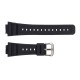 Ремешок для часов Sanda 6016 Black черный силиконовый сменный браслет