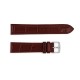 Кожаный ремешок для часов 3017 Brown-Silver коричневый с серебристой пряжкой (SKU: 1051-1491)