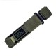 Ремінець для годинника Nylon accessories 3022 Green 22 мм зелений нейлоновий