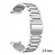 Сталевий браслет Awarder для смарт-годинників Silver 24 мм (SKU: 1051-1507)