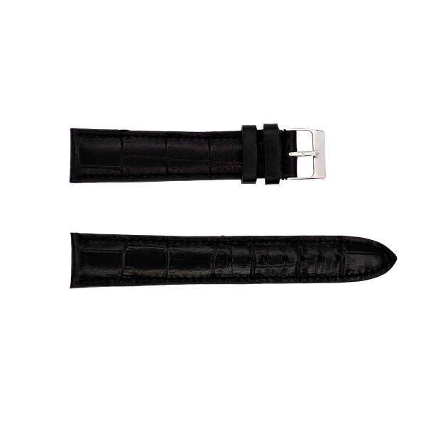 Ремешок для часов Awarder 22 мм Black-Silver (1051-1522) стальной браслет черно-серебристый