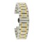 Сталевий браслет Awarder 023 Silver-Gold 20 мм
