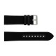Ремешок для часов Awarder 040/041 Black-Silver 24 мм, черный с серебристой пряжкой