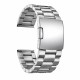 Браслет металлический Awarder 016/017 Silver 22 мм для часов, серебристый стальной ремешок