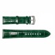 Ремешок для часов Лакированный Green-Silver 20 мм (SKU 1051-1652) – зеленый глянцевый аксессуар