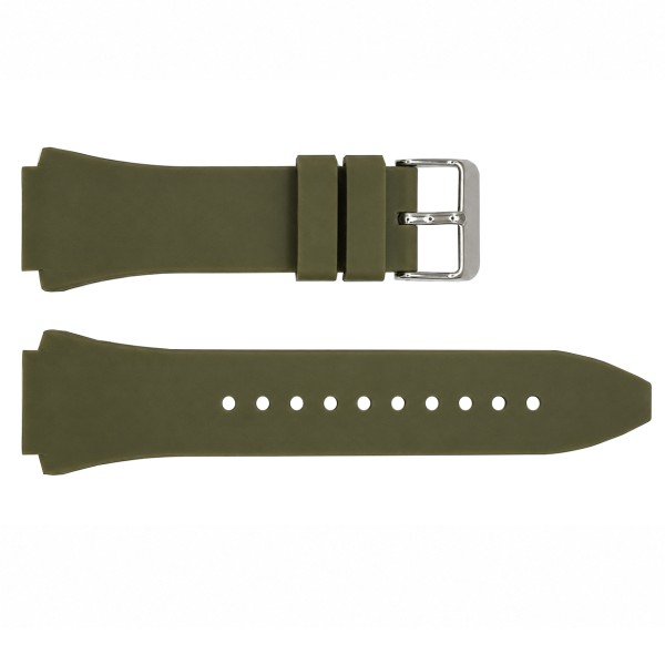 Ремінець для годинника Skmei 1845 Army Green (1051-1688) темно-зелений силіконовий